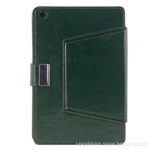 High Quality Fashion Design Leather Case for iPad Mini Retina with Stand and Card Holder